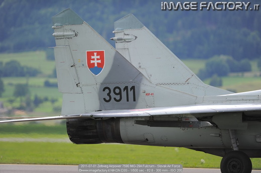 2011-07-01 Zeltweg Airpower 7590 MiG-29A Fulcrum - Slovak Air Force